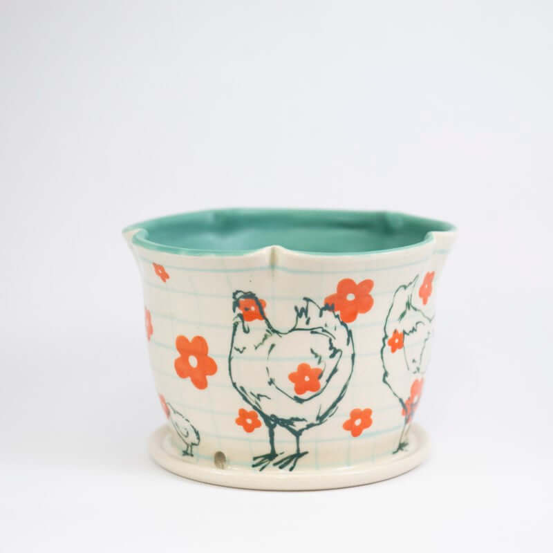 Chickens Planter