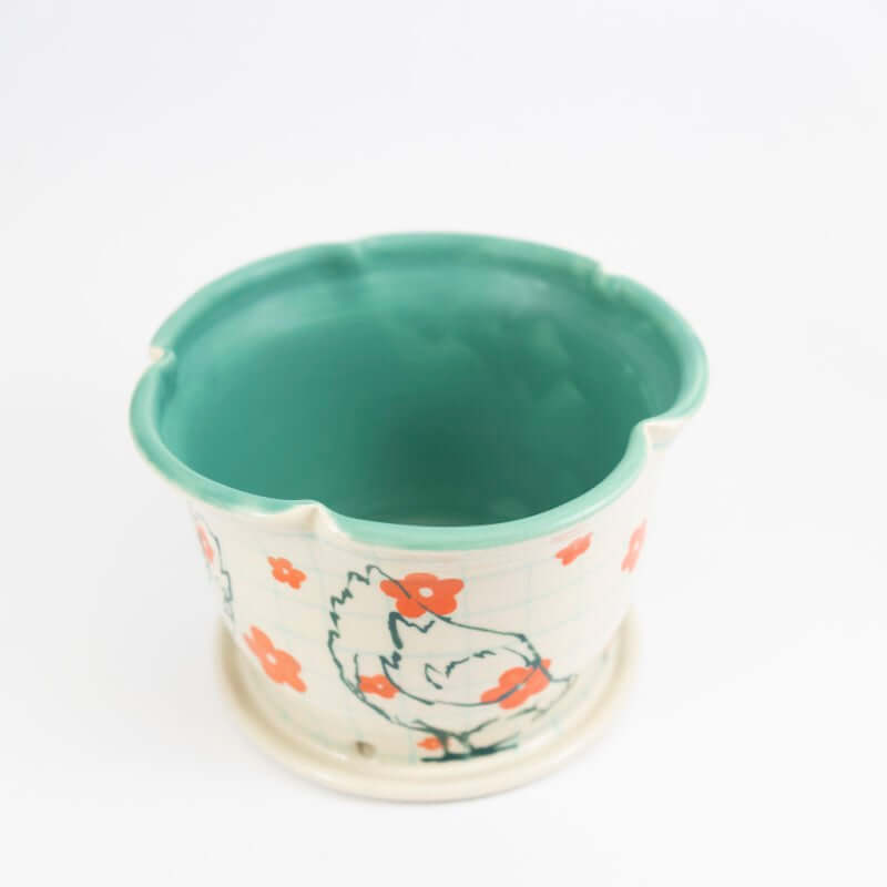 Chickens Planter