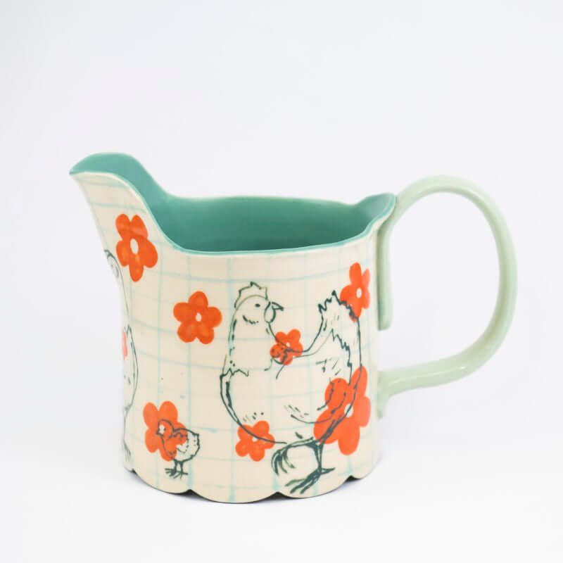 Chickens Pitcher