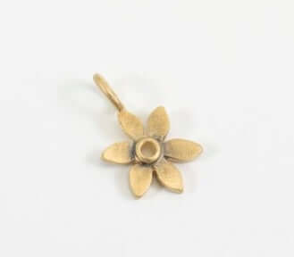14K Gold Forget-Me-Not Charm at PINCH