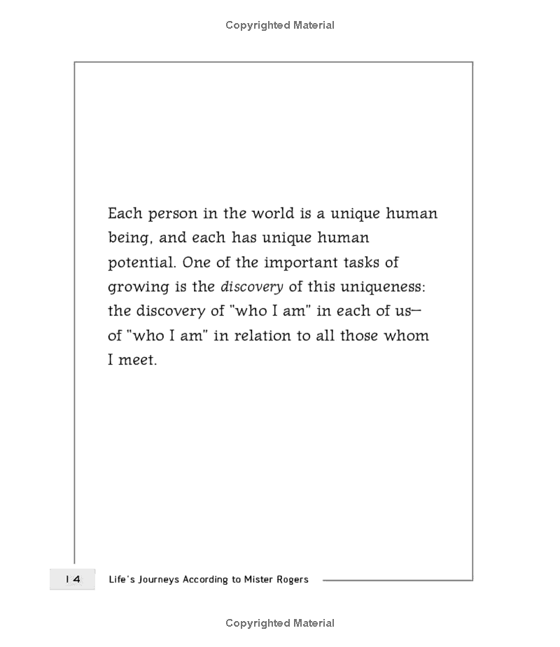 Life's Journeys According To Mister Rogers