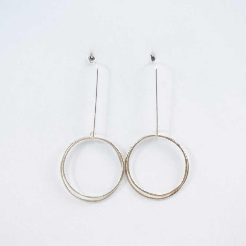 Medium Open Circle Earrings