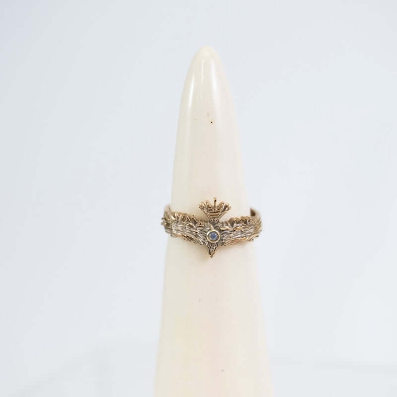 Freedom Ring in Bronze with White Opal at PINCH
