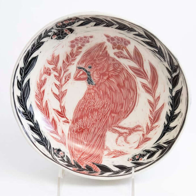 Red & Black Bird Bowl at PINCH