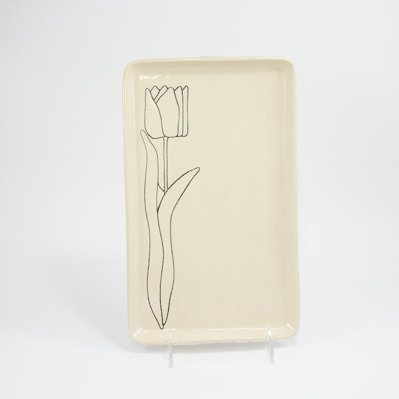 Tulip Tray from CSF Ceramics at Pinch in Northampton, MA