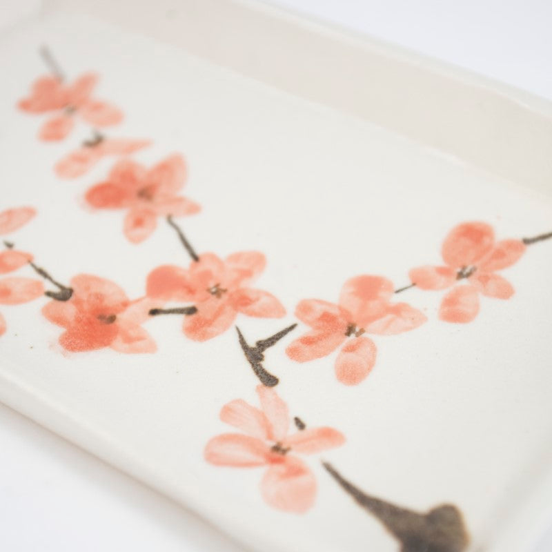 Cherry Blossom Ceramic Tray