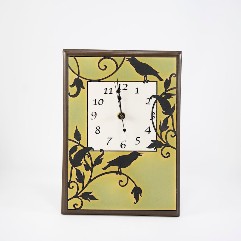 Songbirds Clock from All Fired Up at Pinch in Northampton, MA