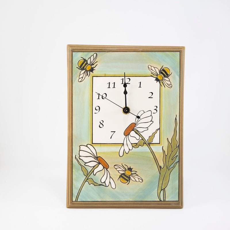 Daisy Bee Clock from All Fired Up at Pinch in Northampton, MA