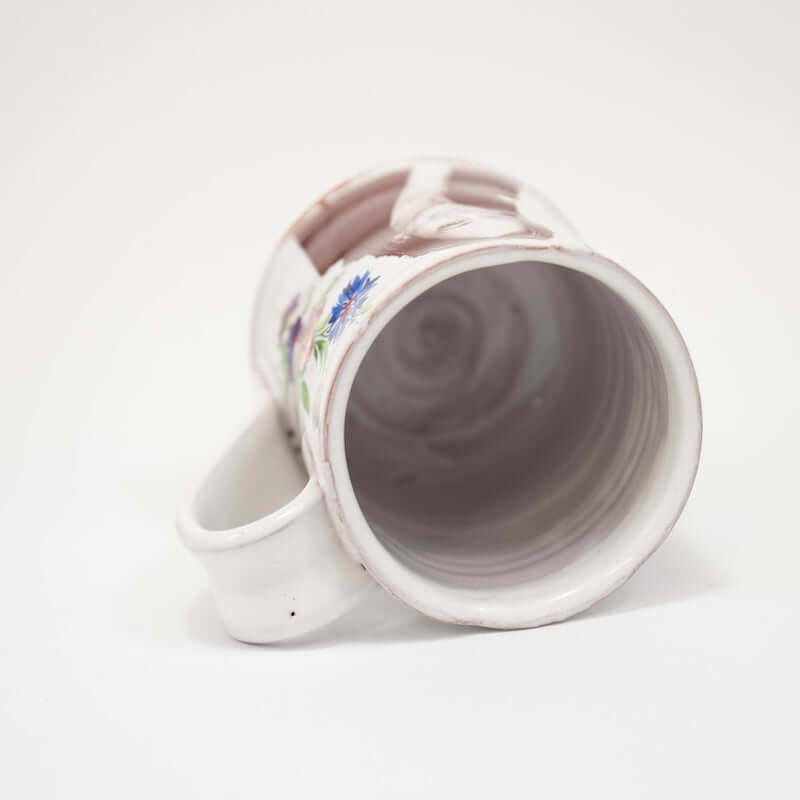 Kamala Harris & Tim Walz Mug with Flowers from Justin Rothshank at Pinch in Northampton, MA