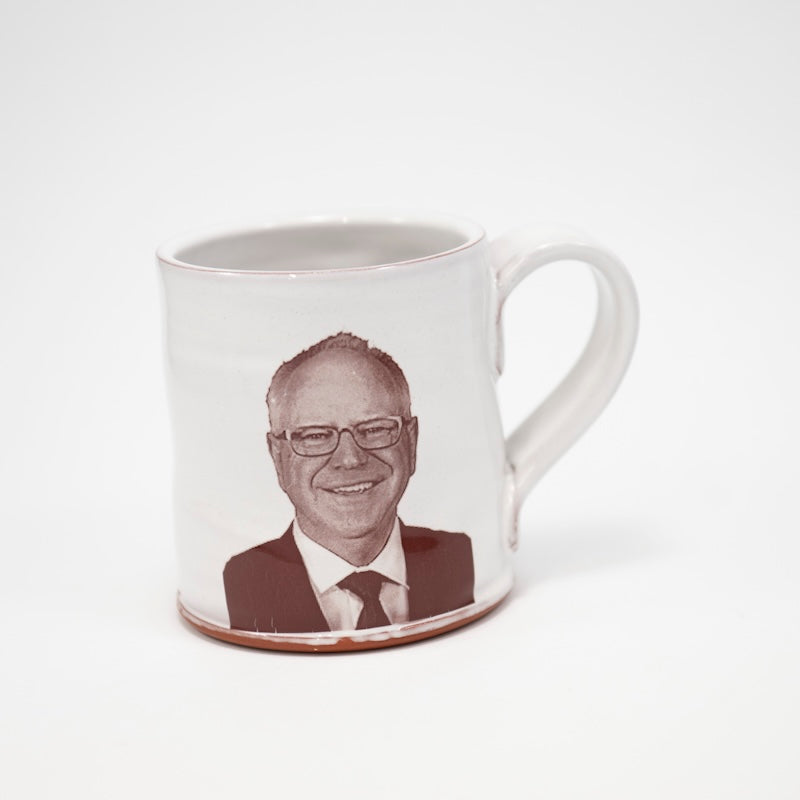 Tim Walz Mug from Justin Rothshank at Pinch in Northampton, MA