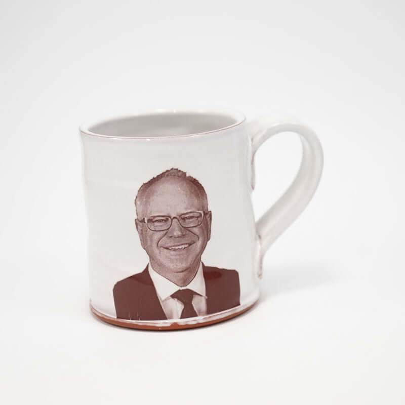 Tim Walz Mug from Justin Rothshank at Pinch in Northampton, MA