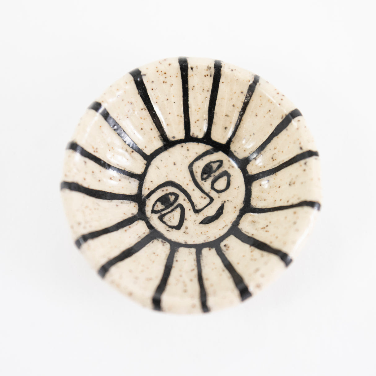 2.5" Sgaffito Sun Dish