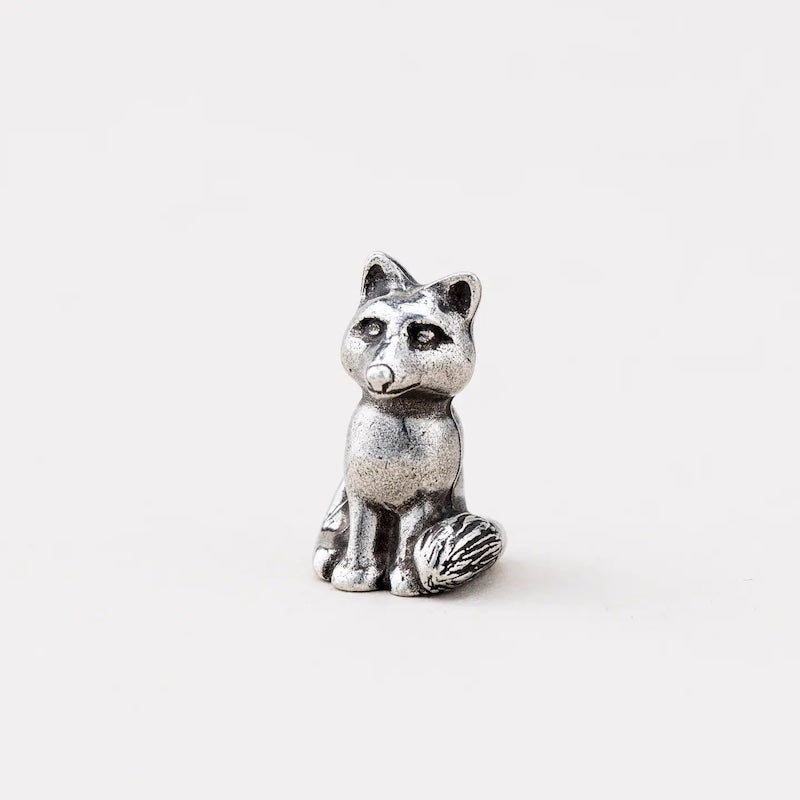 Fox Netsuke Sculpture from Danforth Pewter at Pinch in Northampton, MA