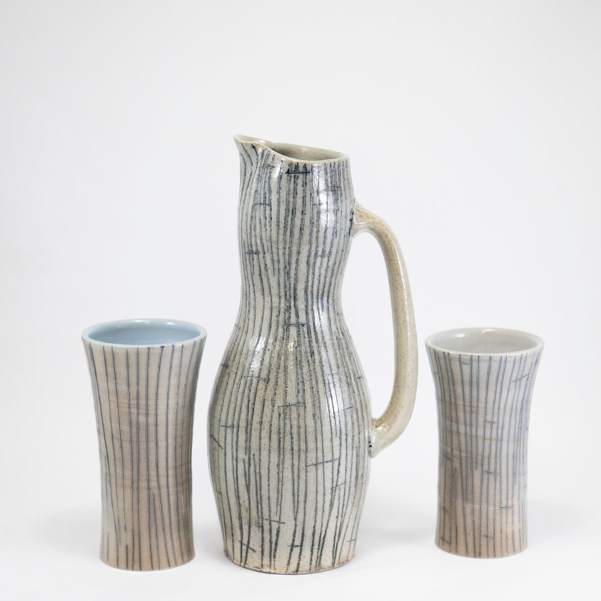 Pitcher with Black Lines 12" by Michael McCarthy