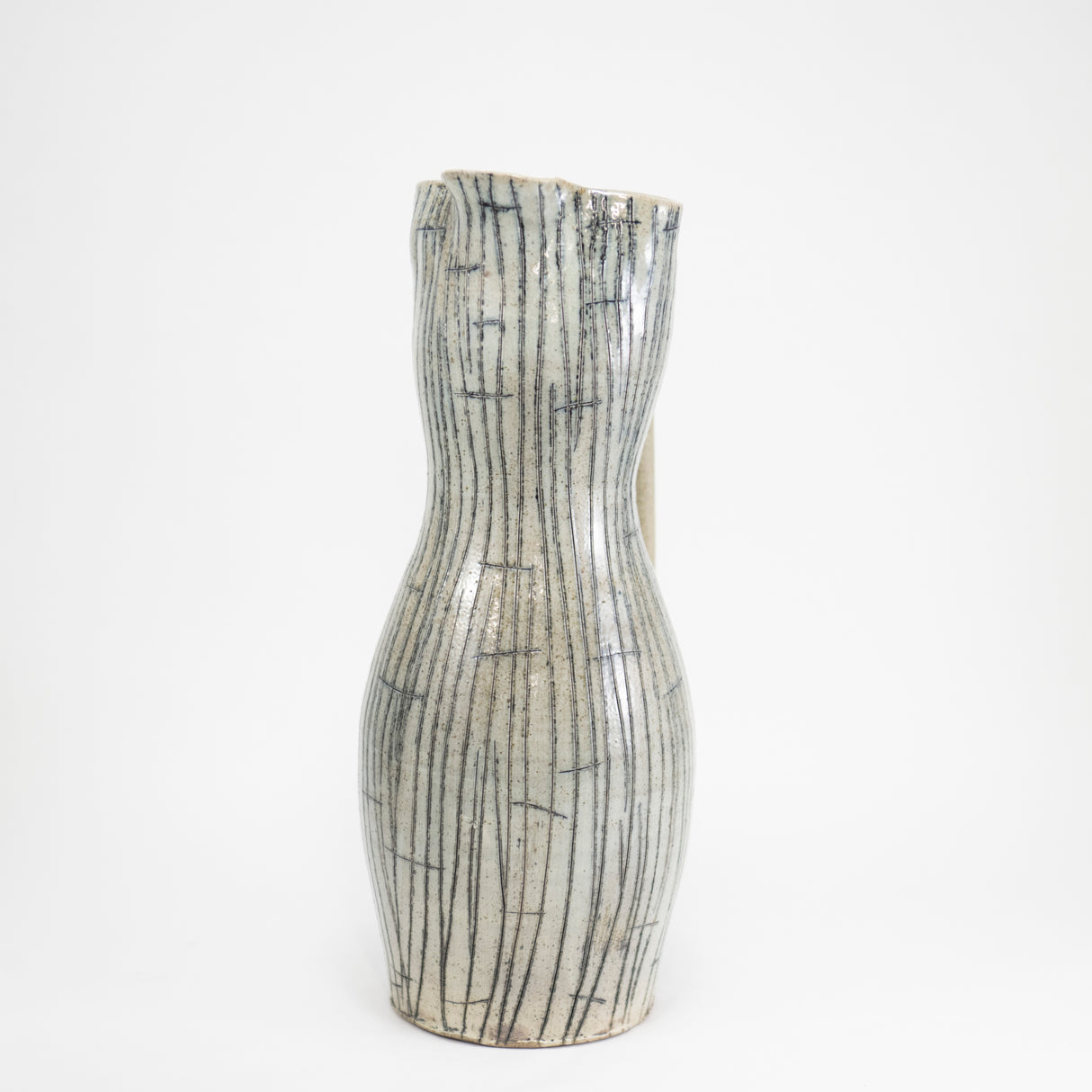 Pitcher with Black Lines 12" by Michael McCarthy