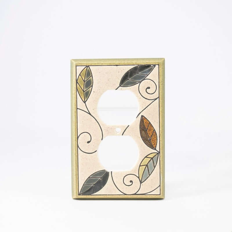 Mosaic Leaves Switchplate & Outlet Covers at PINCH