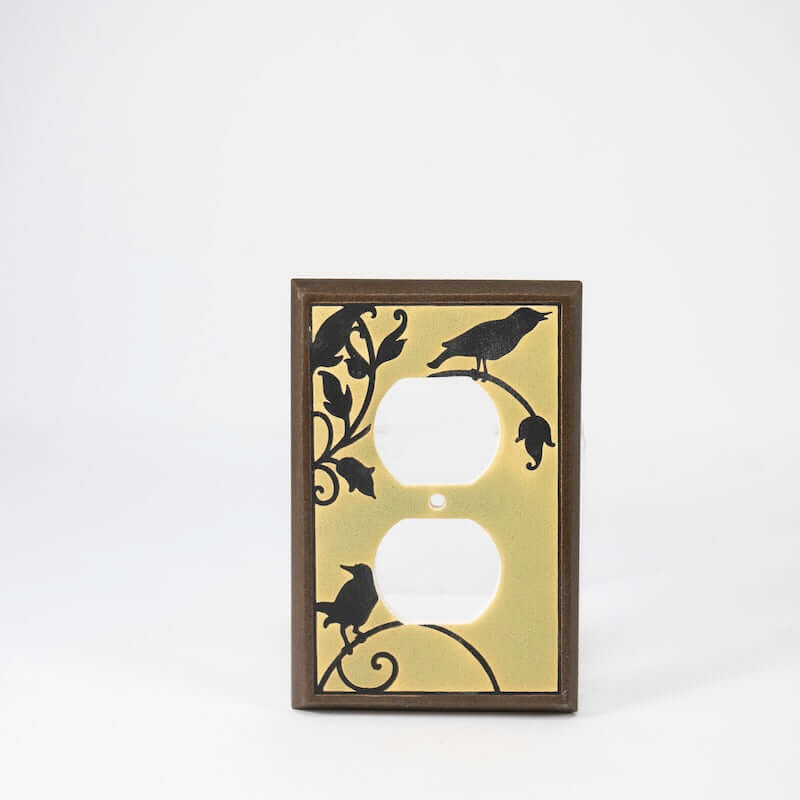 Green Songbirds Switchplate & Outlet Covers at PINCH