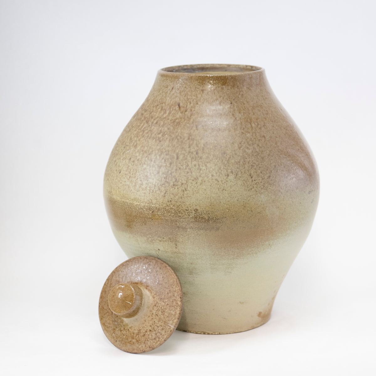 Large Covered Jar by Michael McCarthy