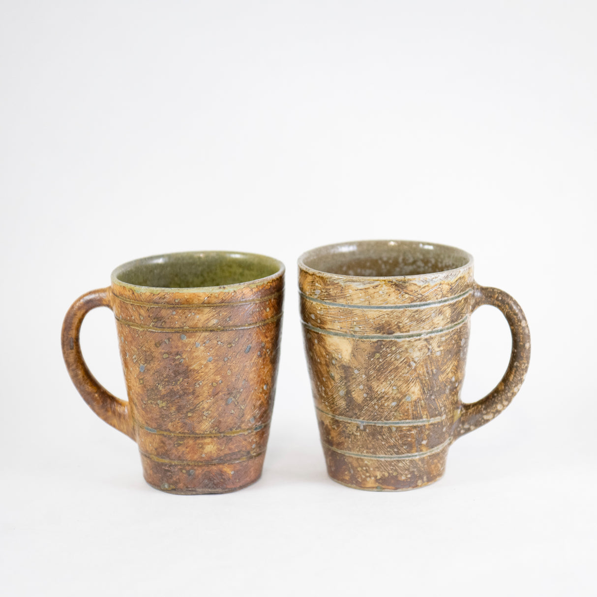 Burnished Brown Mug by Mark Shapiro