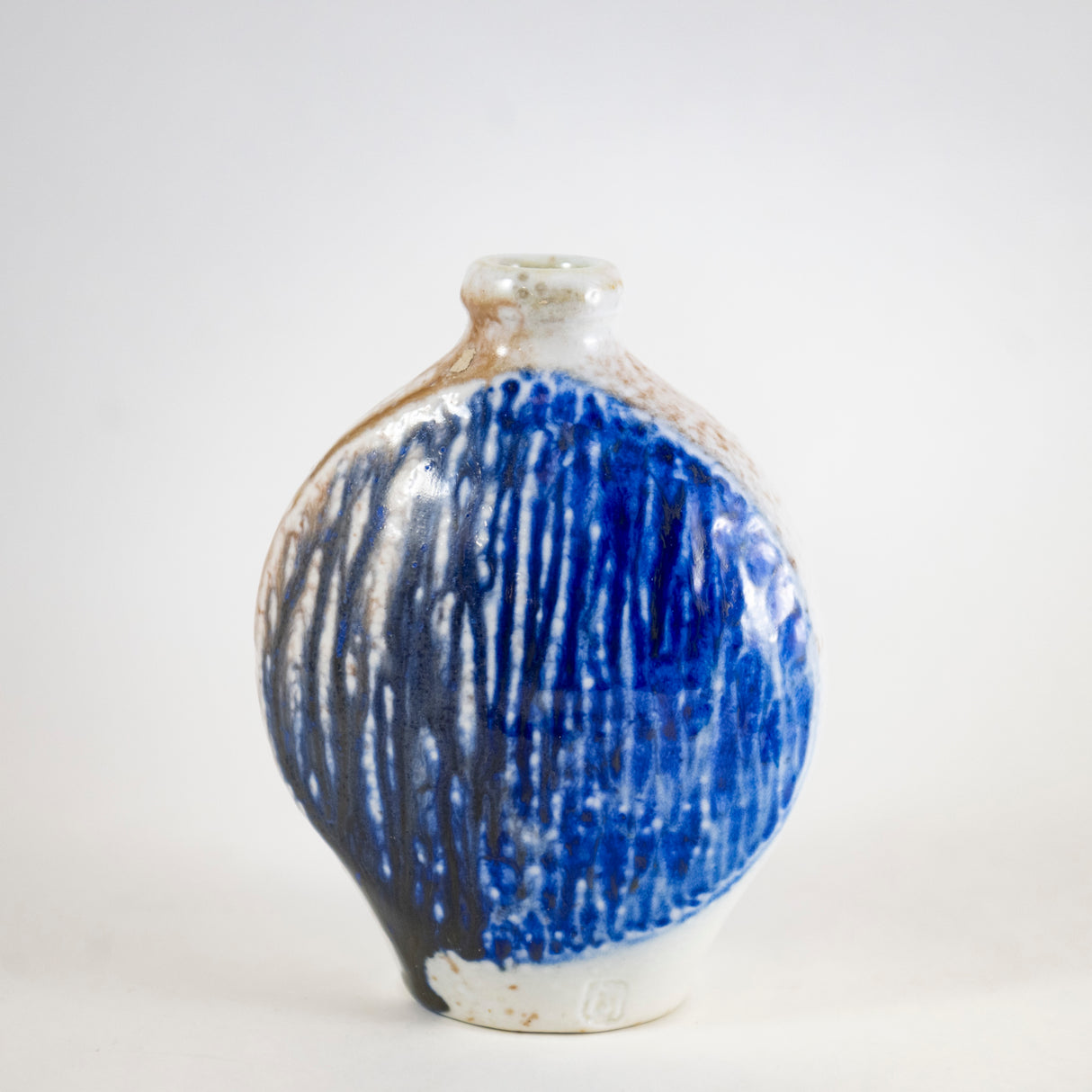 Blue Bottle Vase by Mark Shapiro