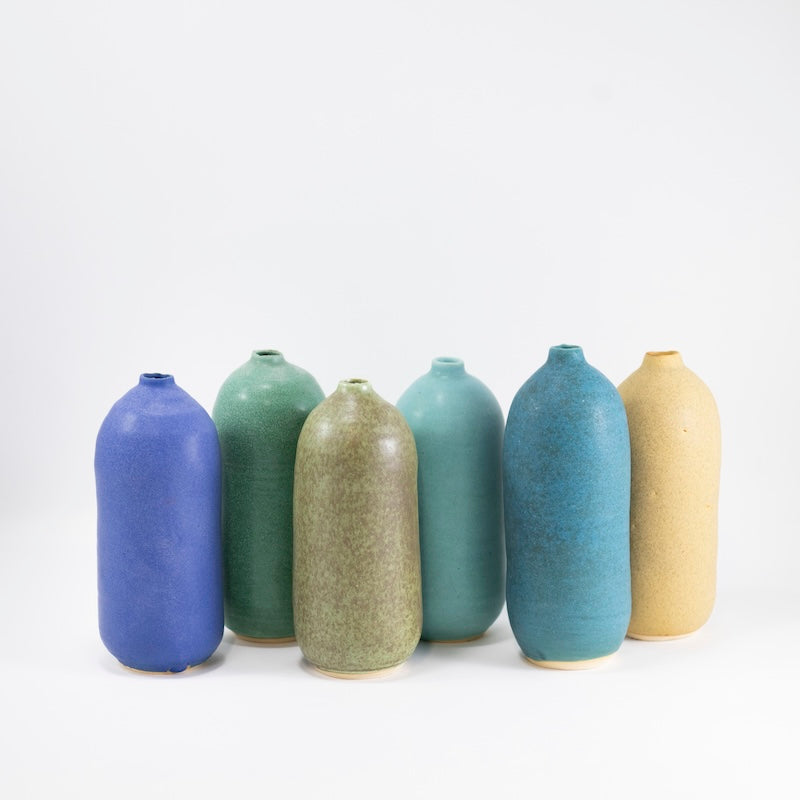 Tiny Tall Bottle Vase from Judy Jackson at Pinch in Northampton, MA