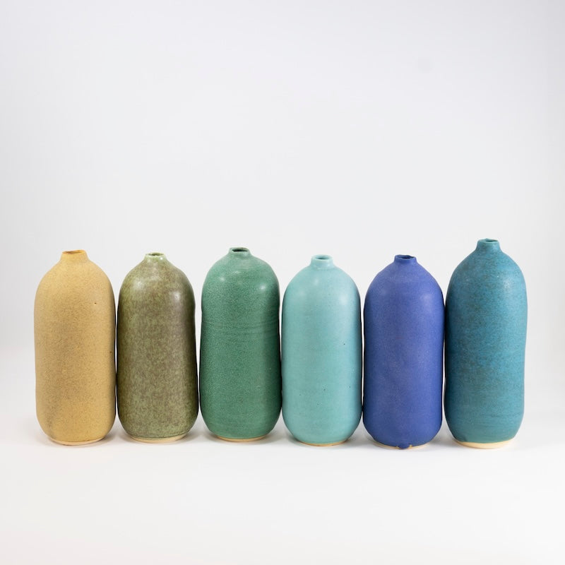 Tiny Tall Bottle Vase from Judy Jackson at Pinch in Northampton, MA