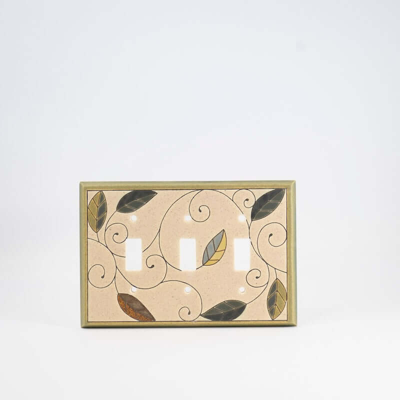 Mosaic Leaves Switchplate & Outlet Covers at PINCH
