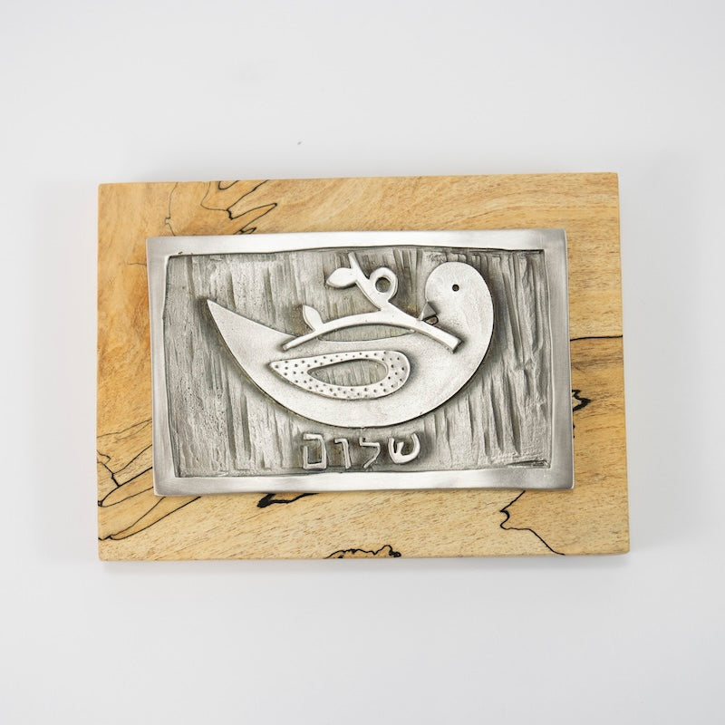 Dove Panel of Pewter & Maple from Emily Rosenfeld at Pinch in Northampton, MA