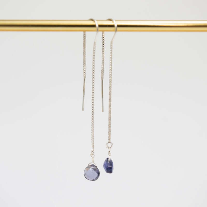 Sterling Silver Tanzanite Earrings at PINCH