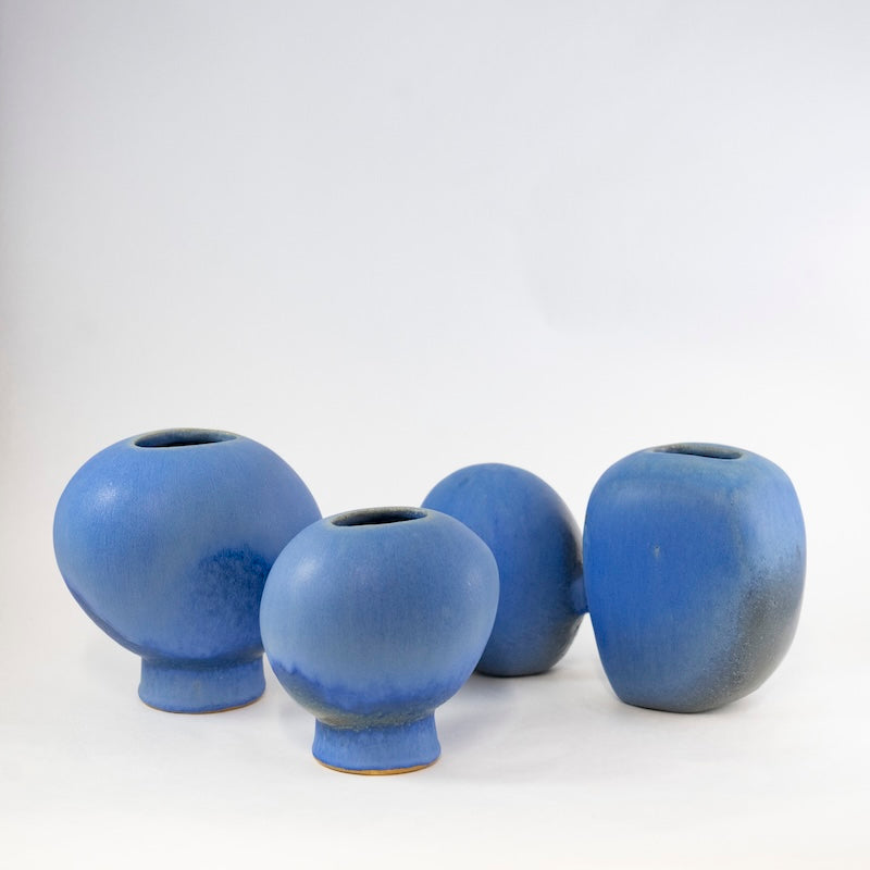 Double Blue Sculpture by Robbie Heidinger