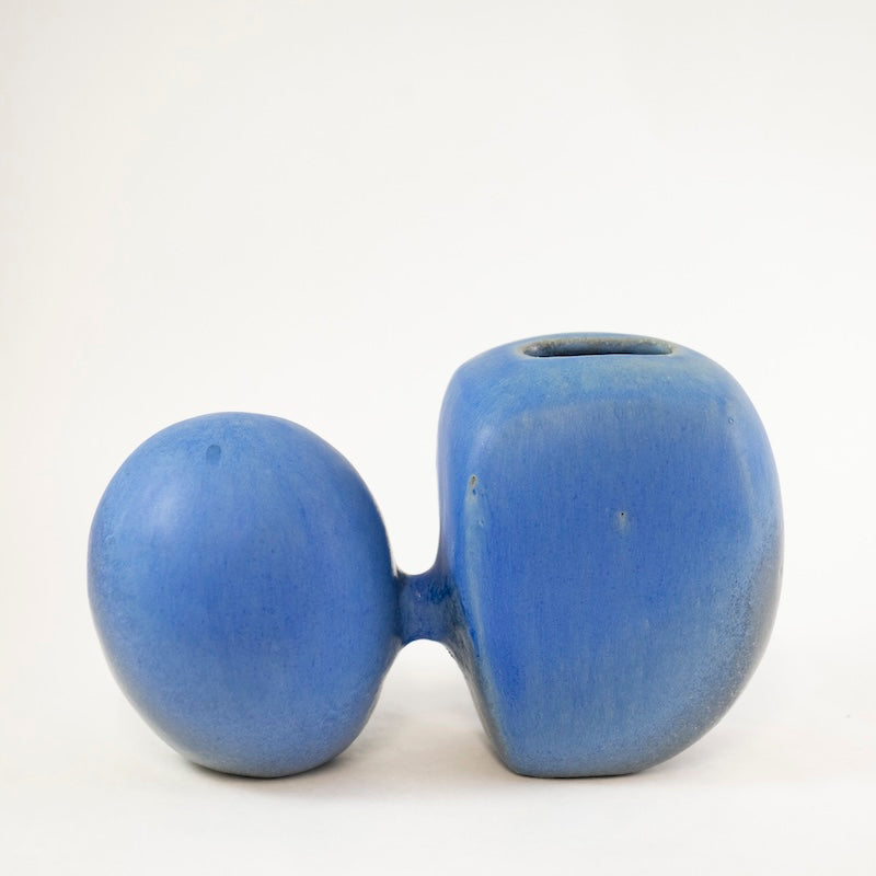 Double Blue Sculpture by Robbie Heidinger