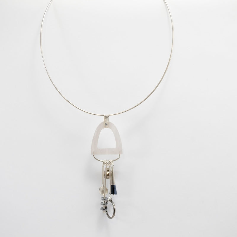 Half Dome & Charms Necklace from Inteplei at Pinch in Northampton, MA