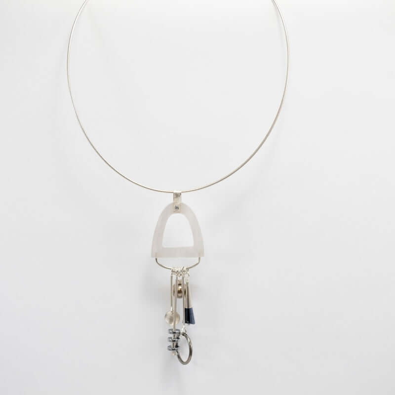 Half Dome & Charms Necklace at PINCH