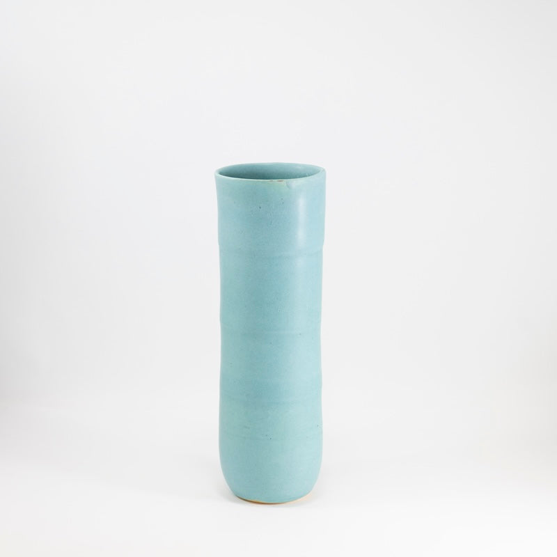 Sea Green Cylinder Vase from Judy Jackson at Pinch in Northampton, MA