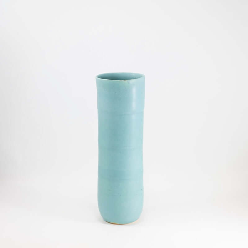 Sea Green Cylinder Vase at PINCH