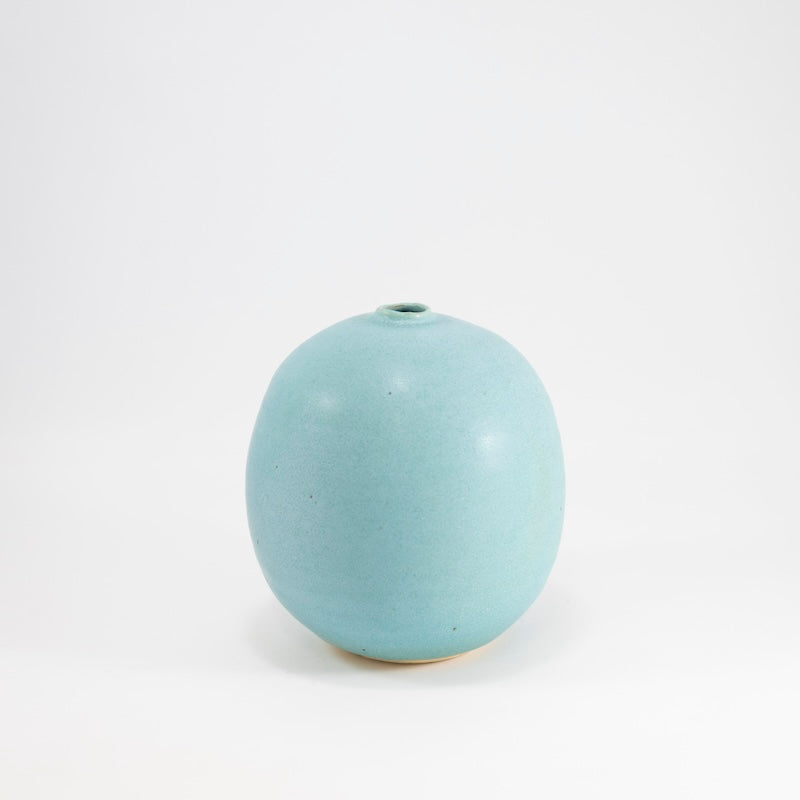 Sea Green Small Round Vase from Judy Jackson at Pinch in Northampton, MA