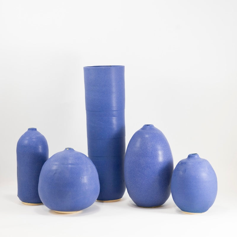 Cobalt Small Oval Vase from Judy Jackson at Pinch in Northampton, MA