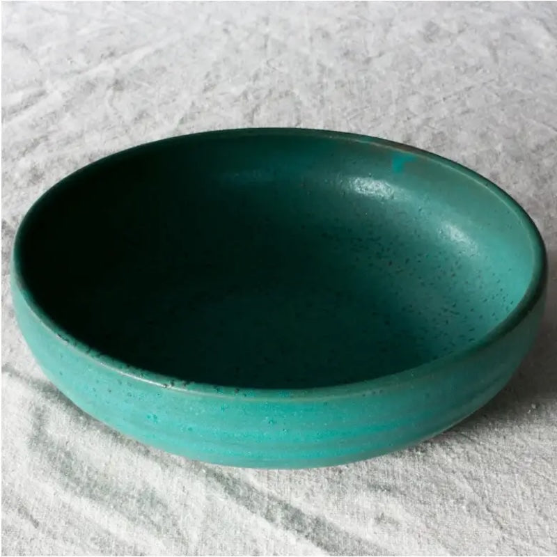 Pasta Bowl in Turquoise from Settle Ceramics at Pinch in Northampton, MA