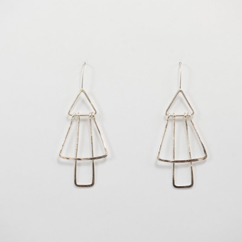 Euclid Earrings from Little Cat Metals at Pinch in Northampton, MA