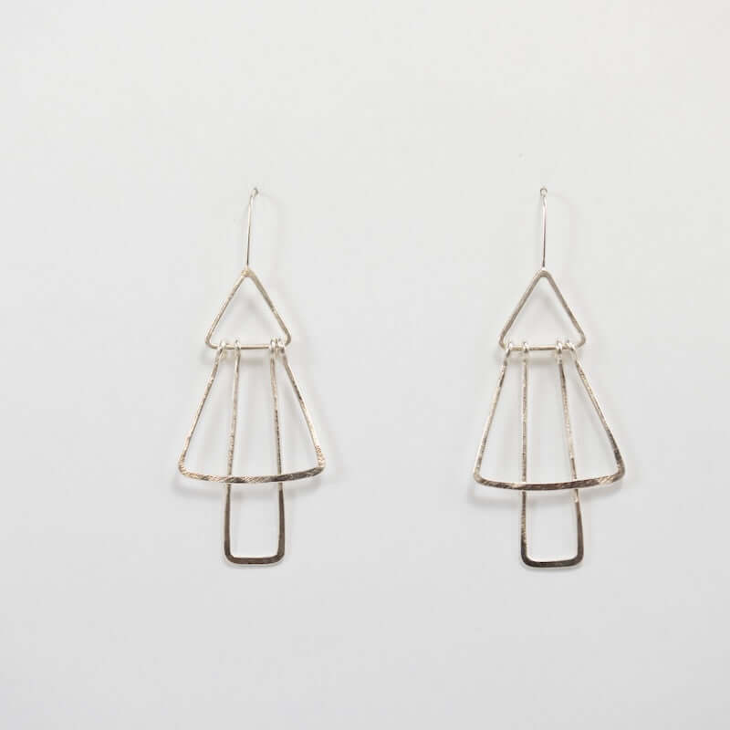 Euclid Earrings from Little Cat Metals at Pinch in Northampton, MA