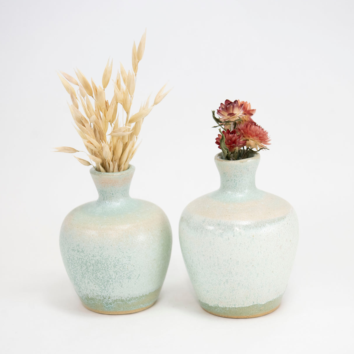 Matte Green Bud Vase