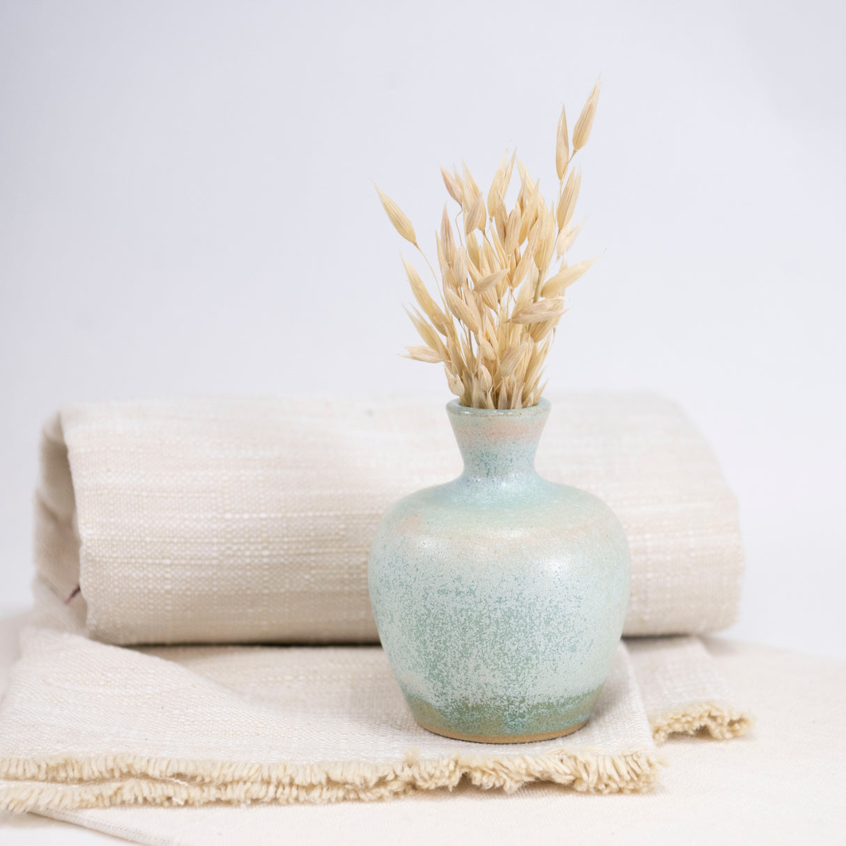 Matte Green Bud Vase