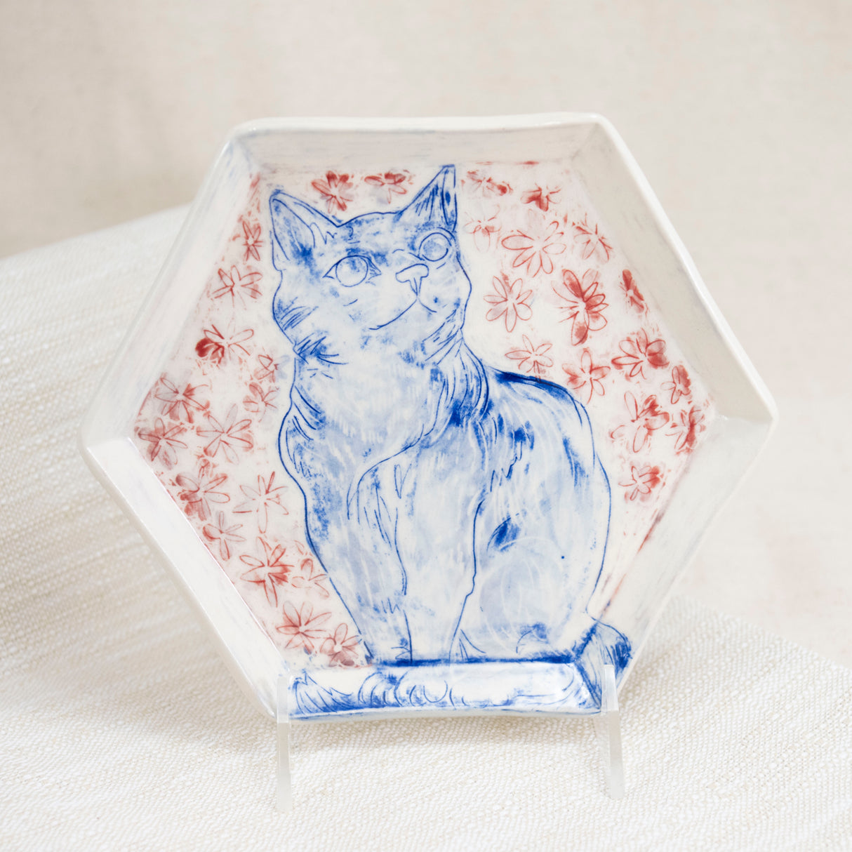 Hexagon Plate "Prim and Proper"