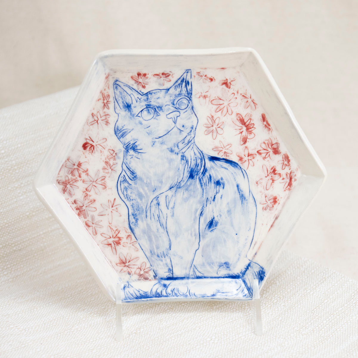 Hexagon Plate "Prim and Proper"