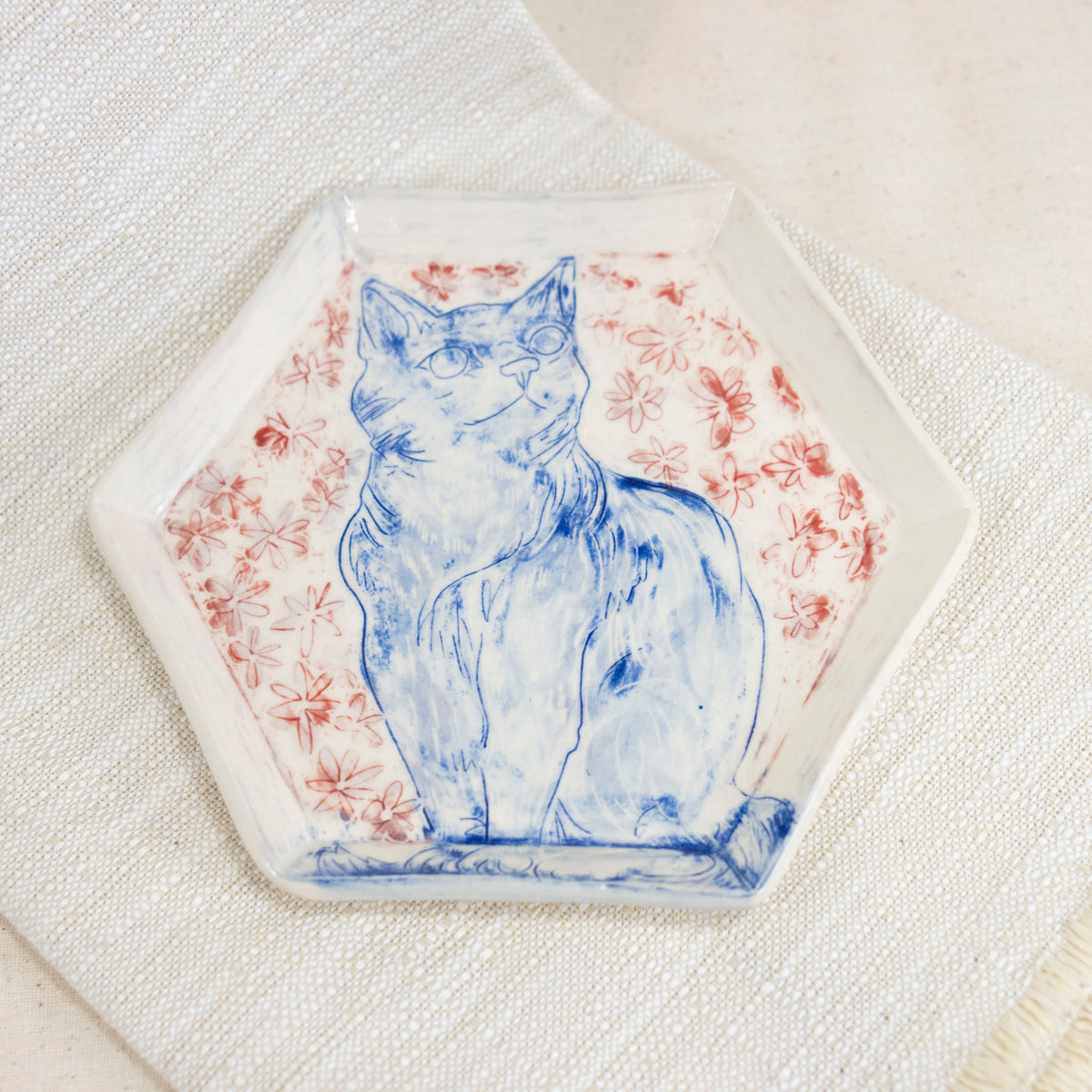 Hexagon Plate "Prim and Proper"