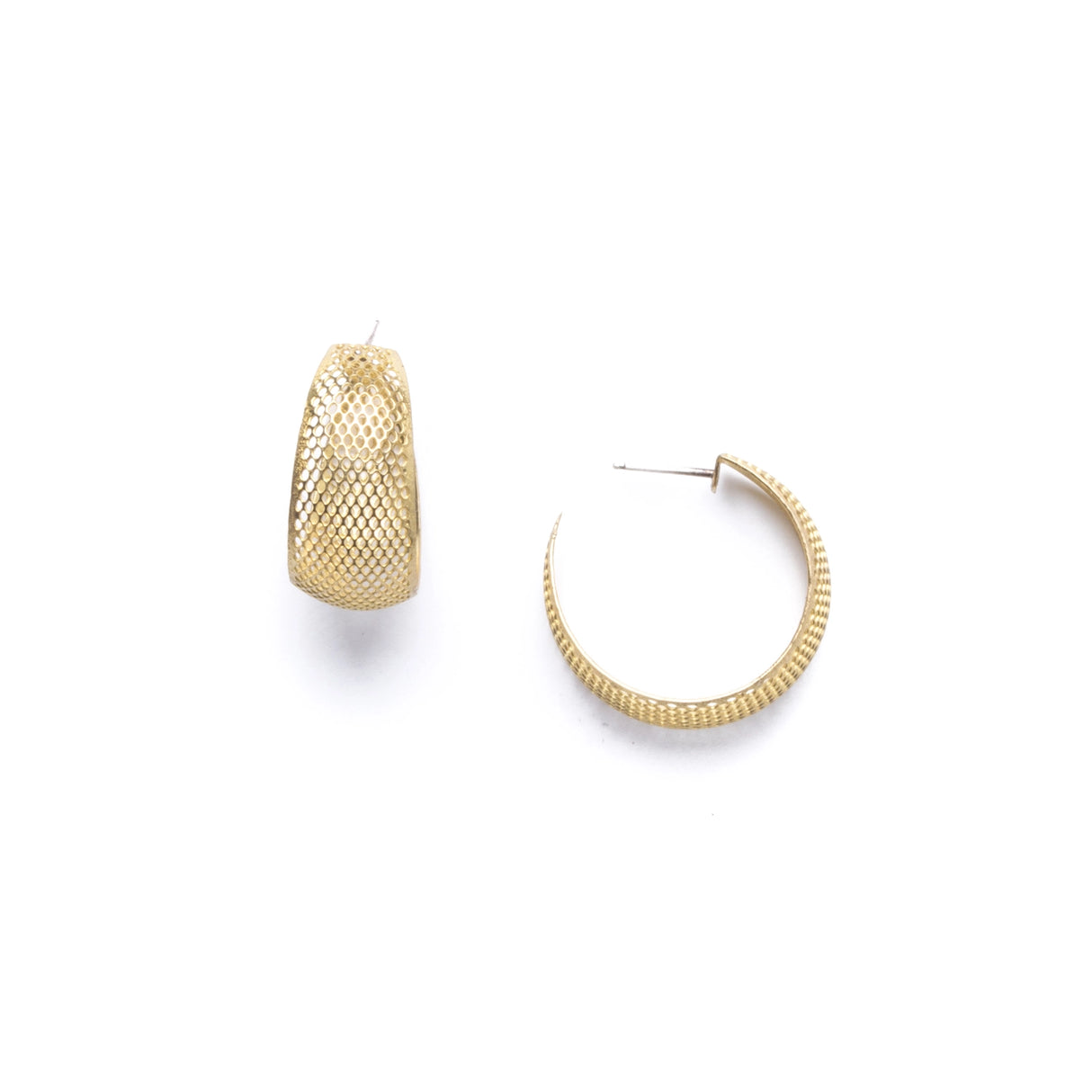 Mesh Hoop Earrings