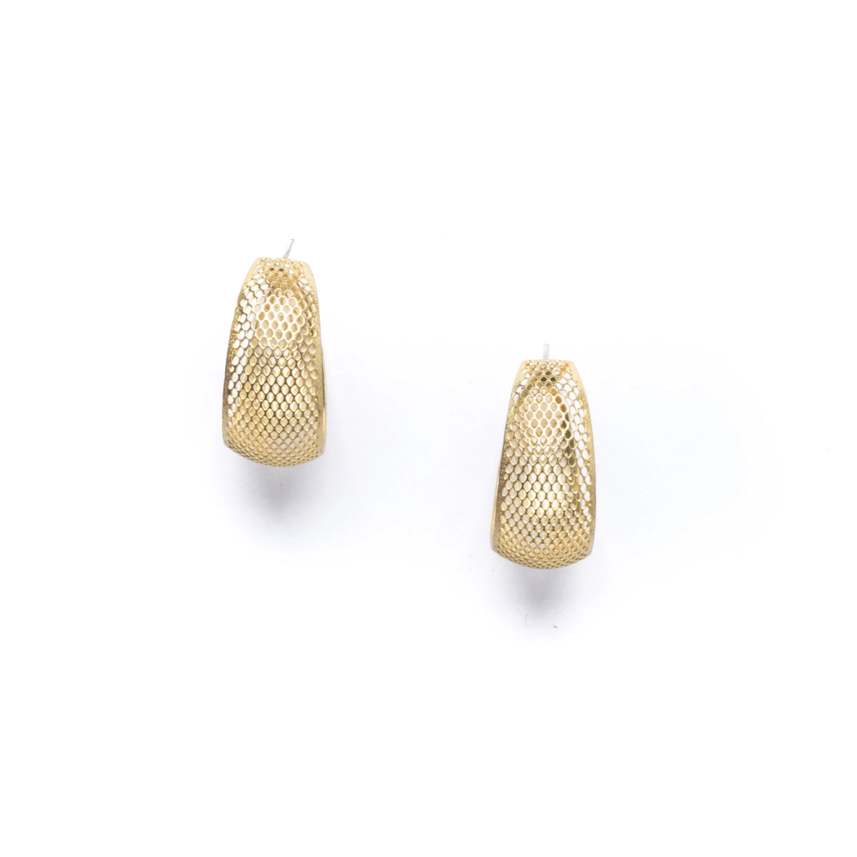 Mesh Hoop Earrings