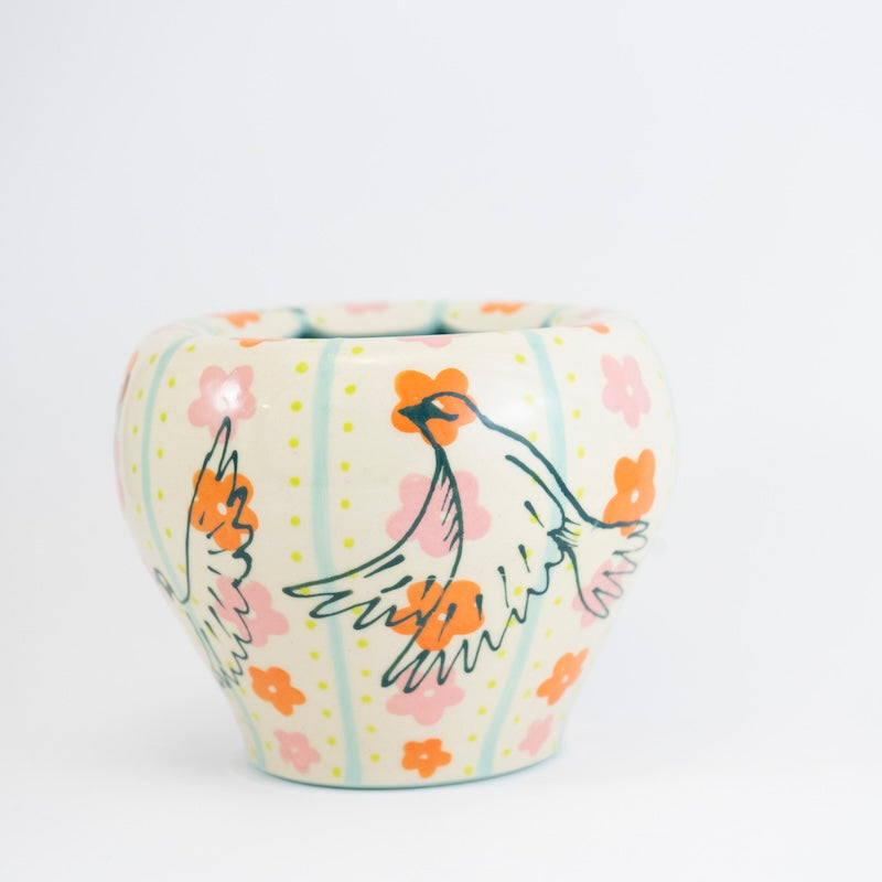 Bird Vase from Kate Lincoln at Pinch in Northampton, MA