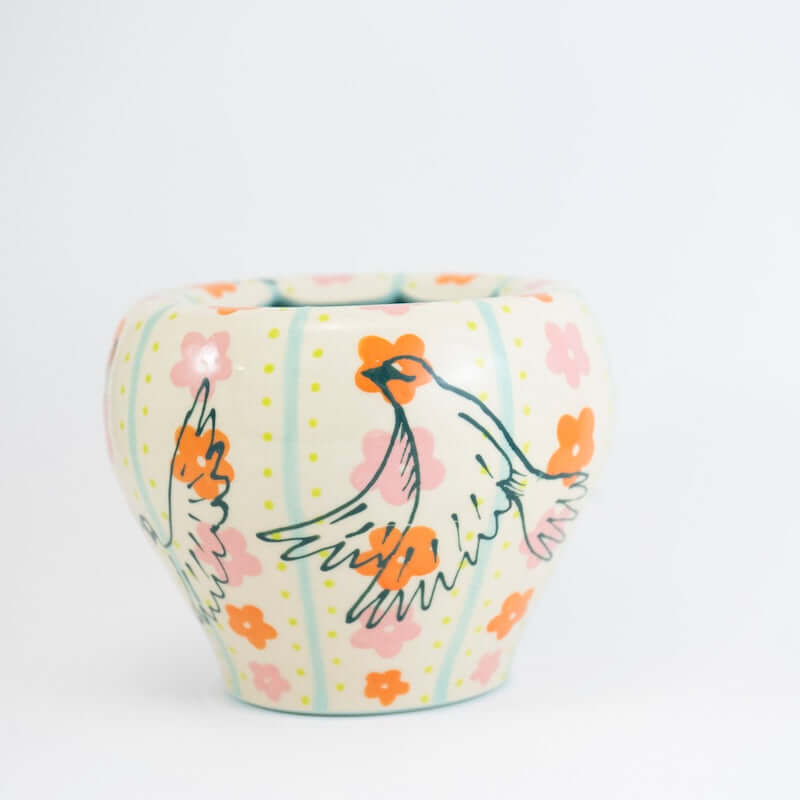 Bird Vase from Kate Lincoln at Pinch in Northampton, MA