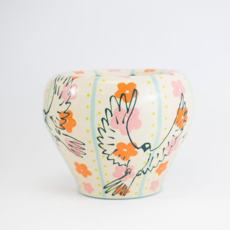 Bird Vase from Kate Lincoln at Pinch in Northampton, MA